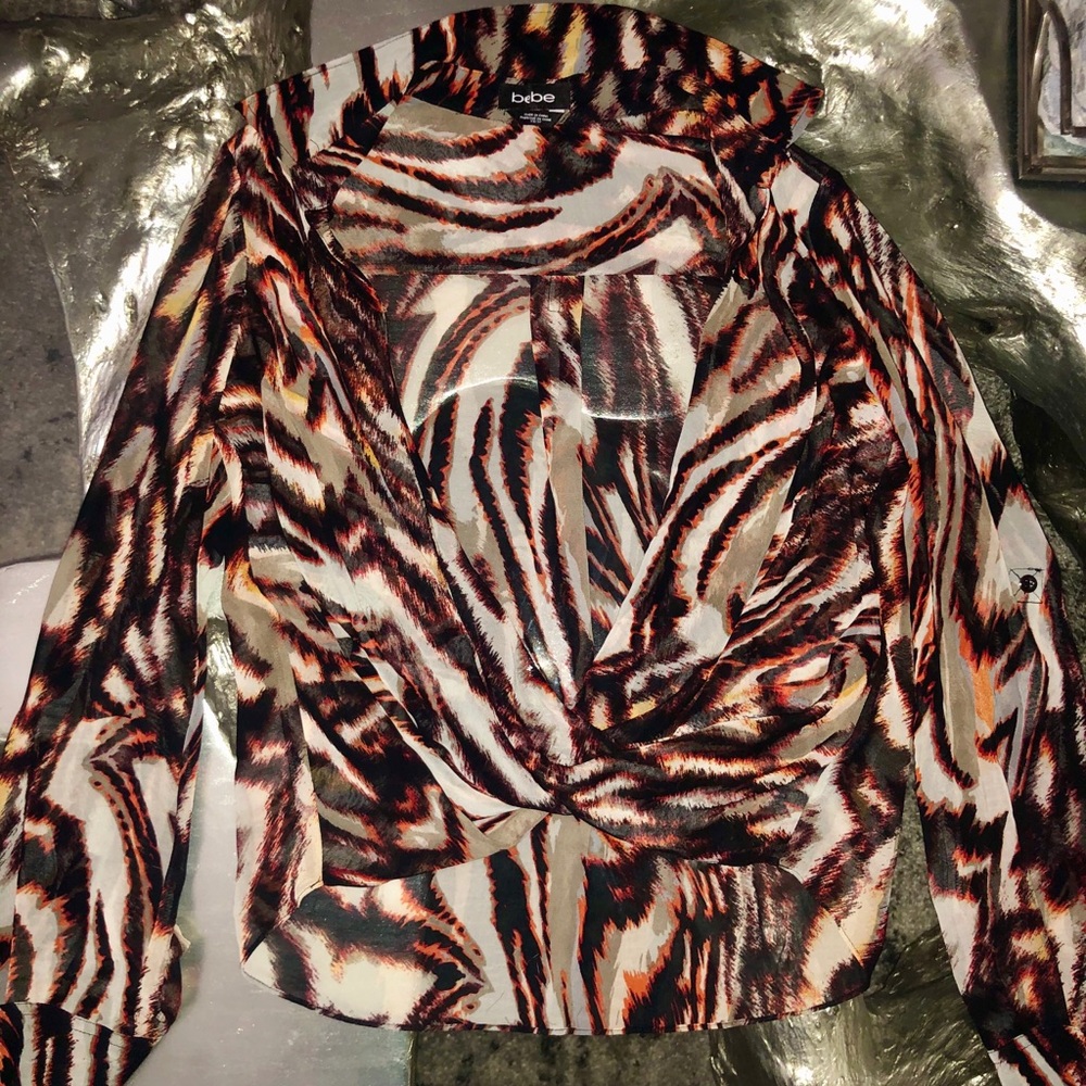 Bebe plunge top